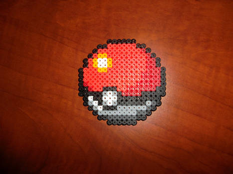 Perler Bead Pokeball