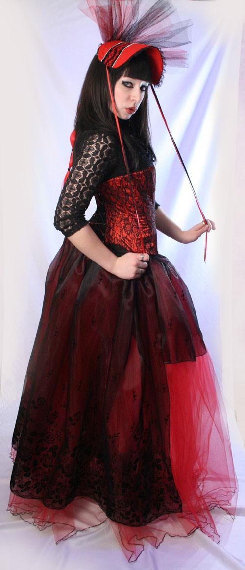 Gothic prom skirt