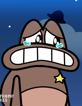 Sheriff Toadster crying
