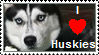 Huskies Stamp by LunarisRaven