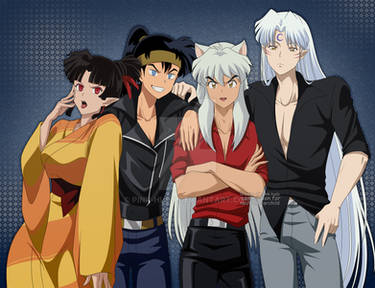 commission: Sesshoumaru ,inuyasha, Koga and Kagura