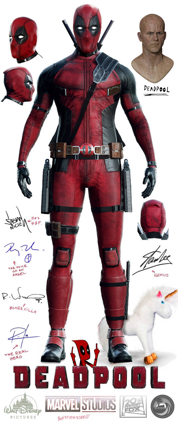 Deadpool Maquette Model Sheet V.3 by EisWorks on DeviantArt