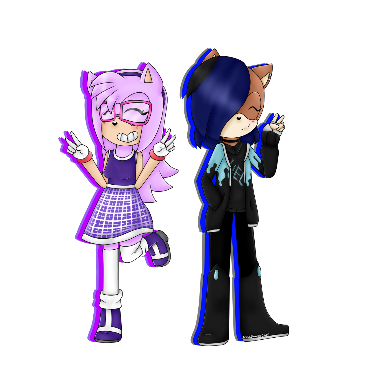 Two princesses by Sonicshadow2001 on DeviantArt