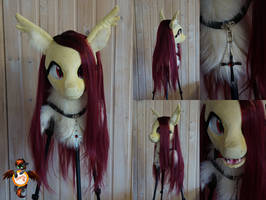 Flutterbat fursuit head