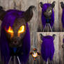 Kailen fursuit head with LED eyes