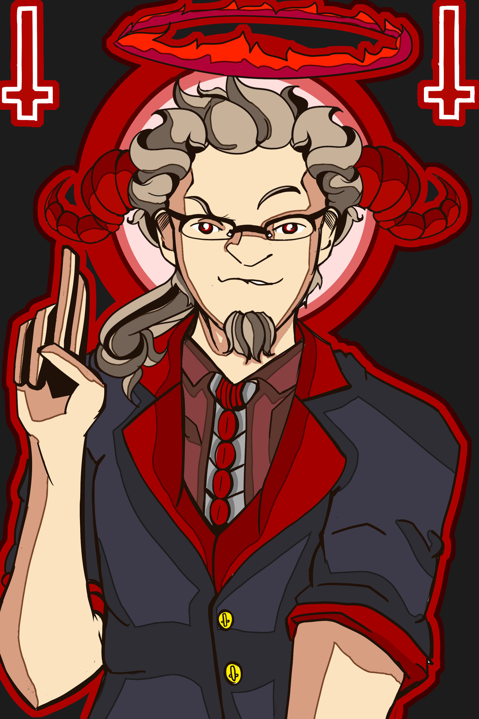 Satan Human form by Harimasik on DeviantArt