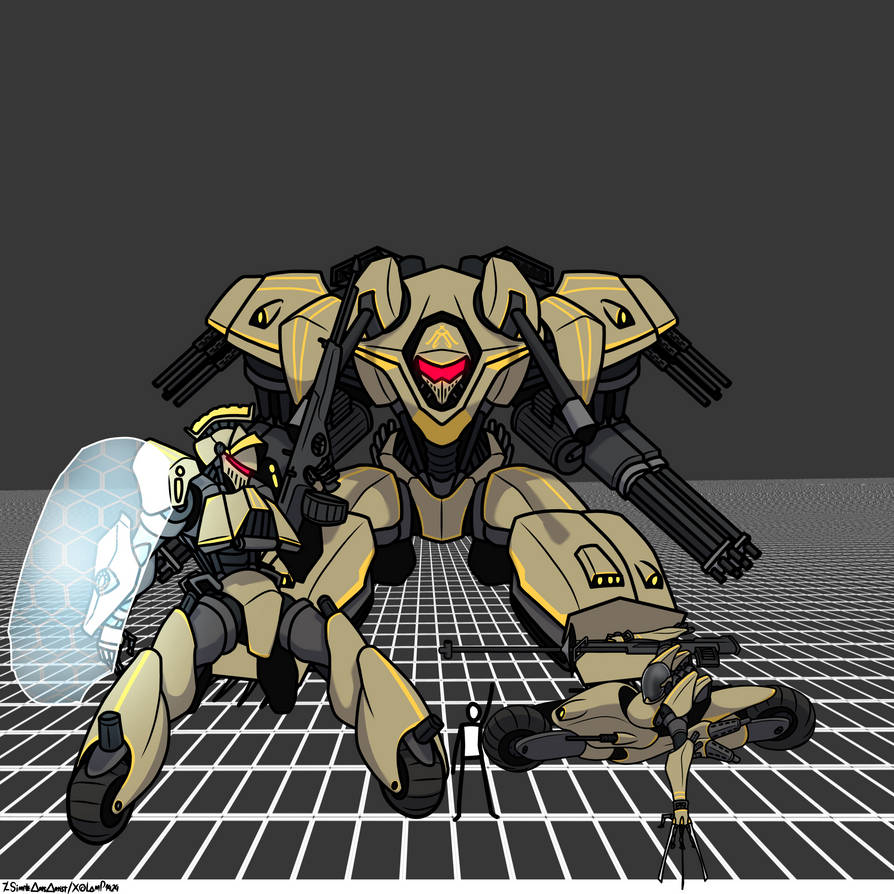 Zenture Mech Size Comparing by SimpleArtsArtist on DeviantArt