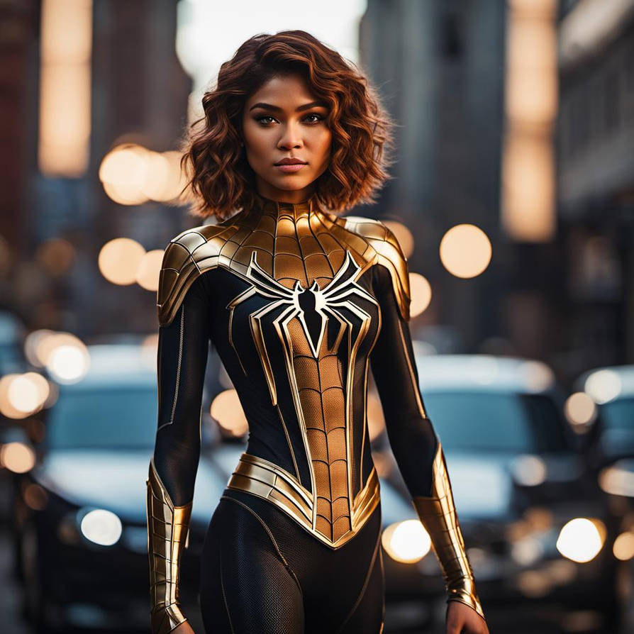 Zendaya spiderman by squillelharley on DeviantArt