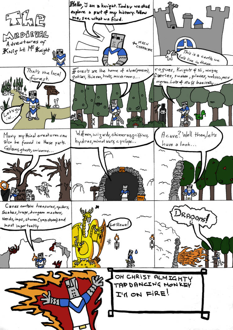 Comic Medieval Deviantart P1-The Medieval Adventures by Clayman8 on DeviantArt