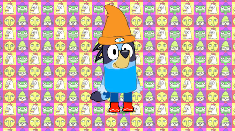 Bluey As Rapper Bluey The Rapper front facing by Bran615 on DeviantArt