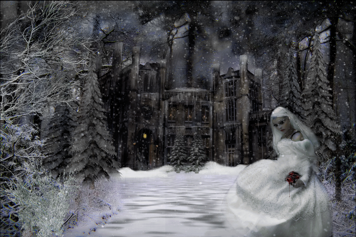 Goth winter animated