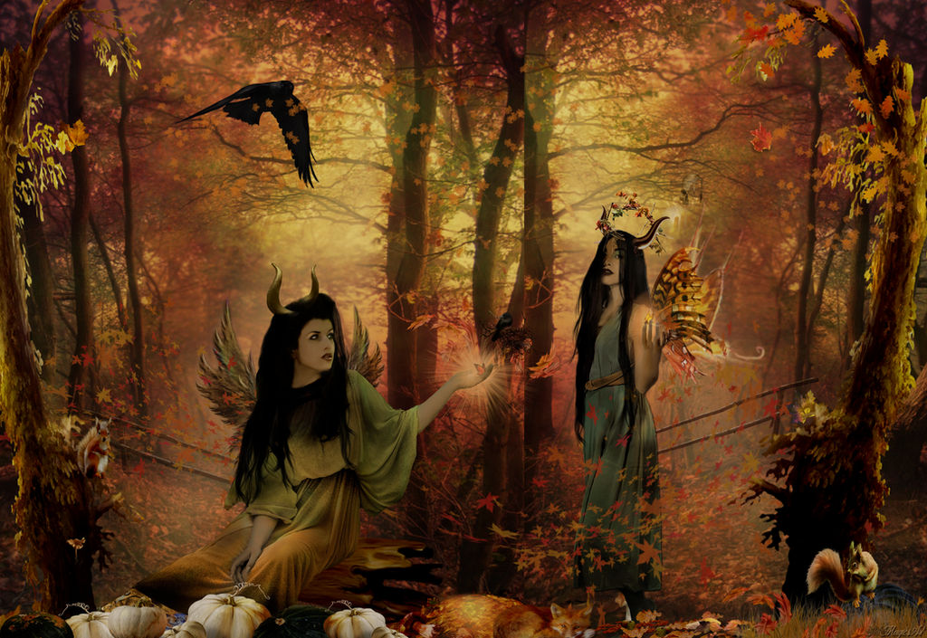 autumn fairy dryads