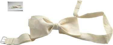 White Butterfly Tie