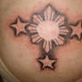 filipino sun and stars