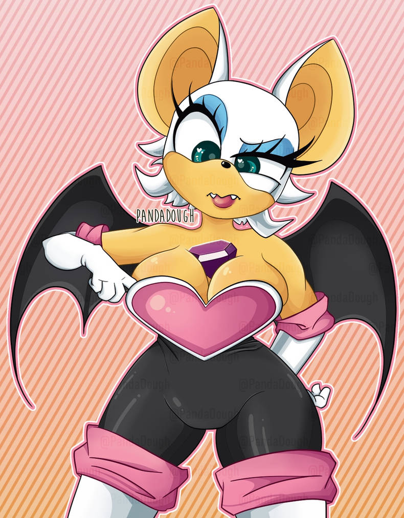 Rouge The Bat Fanart By Pandadough On DeviantArt rouge-the-bat-fanart-by-pandadough-on-deviantart