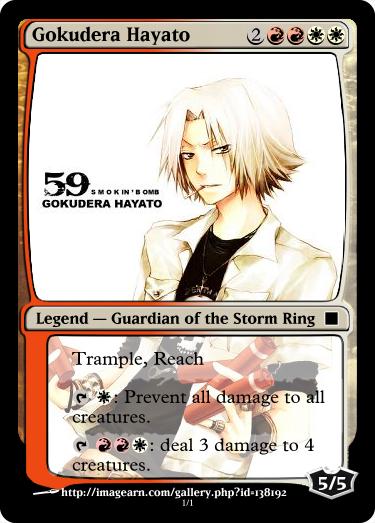 Gokudera Magic the Gathering