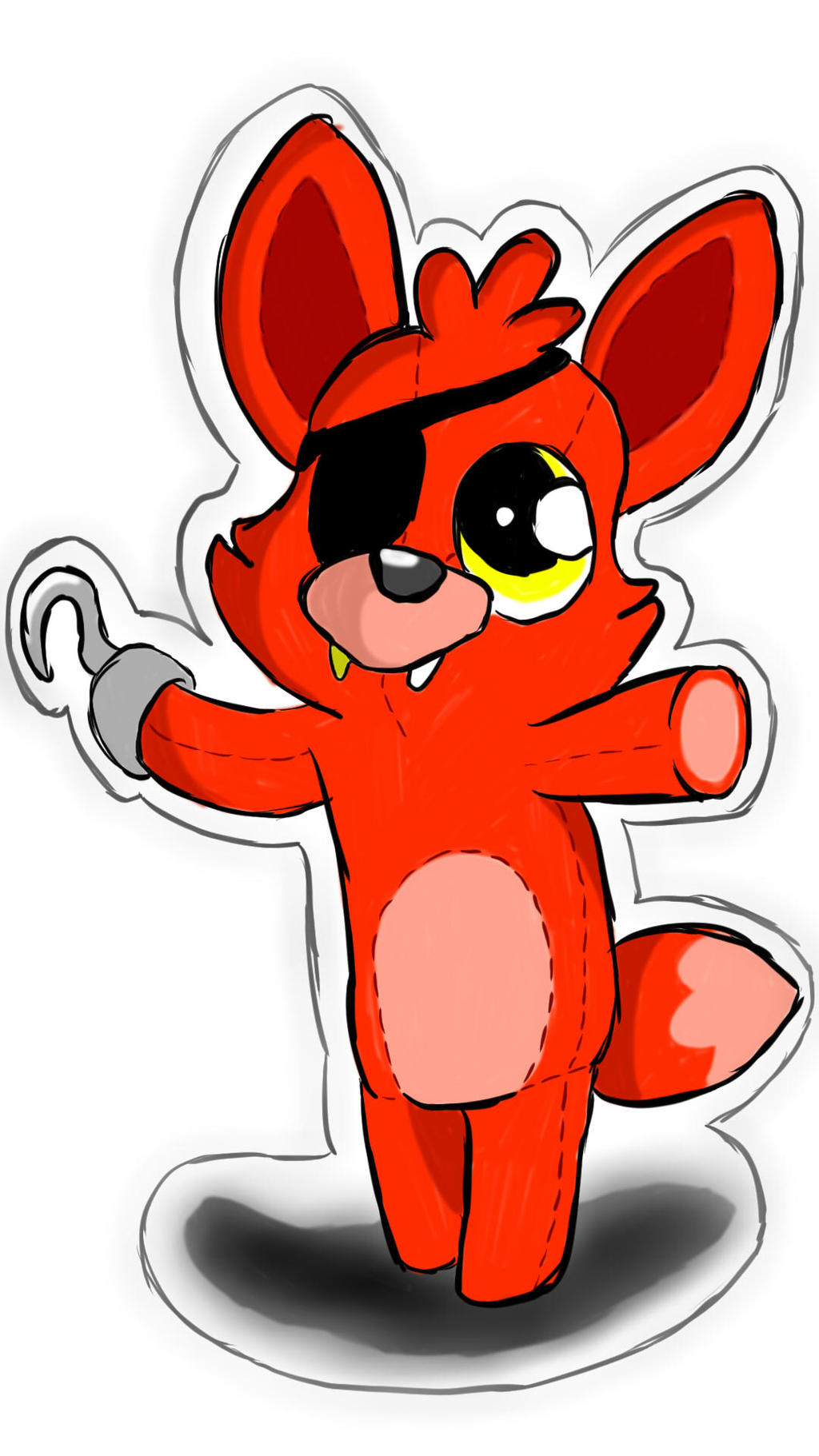 Splints Foxy Foxy Plushie by RTHappy on DeviantArt