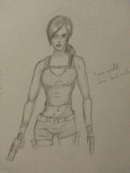 lara croft study