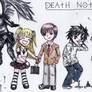 Death Note Chibis in color :D