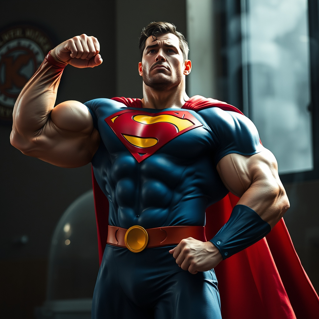 Superman Reeves Muscles Superman biceps by iamthemandream on DeviantArt