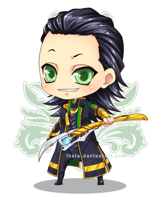 Chibi Loooksim Chibi Loki Again by Iksia on DeviantArt