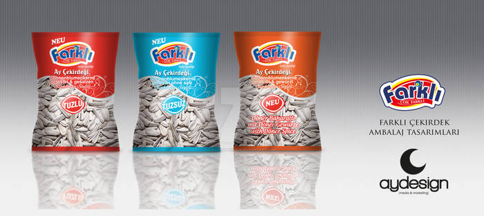 Farkli Sunflower Seeds Packaging Designs