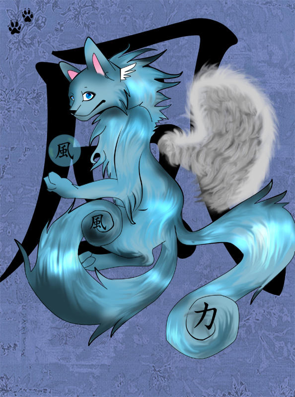 Wind element wolf by PsychoNinjaNatalie on DeviantArt