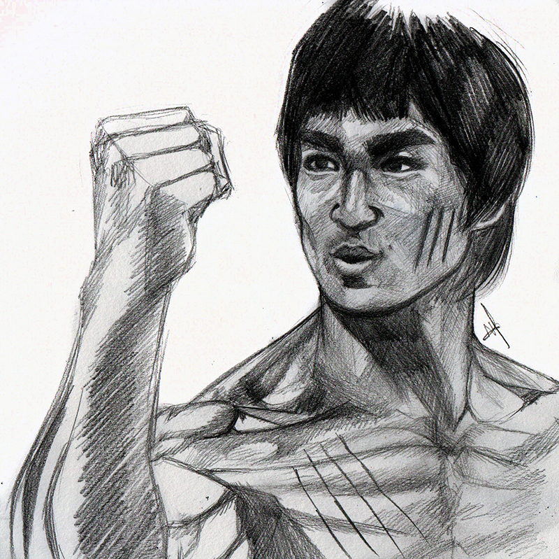 Bruce Lee Sketch By Psychoninjanatalie On Deviantart Bruce Lee Sketch By Psychoninjanatalie On Deviantart