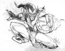 Old Green Goblin pencils