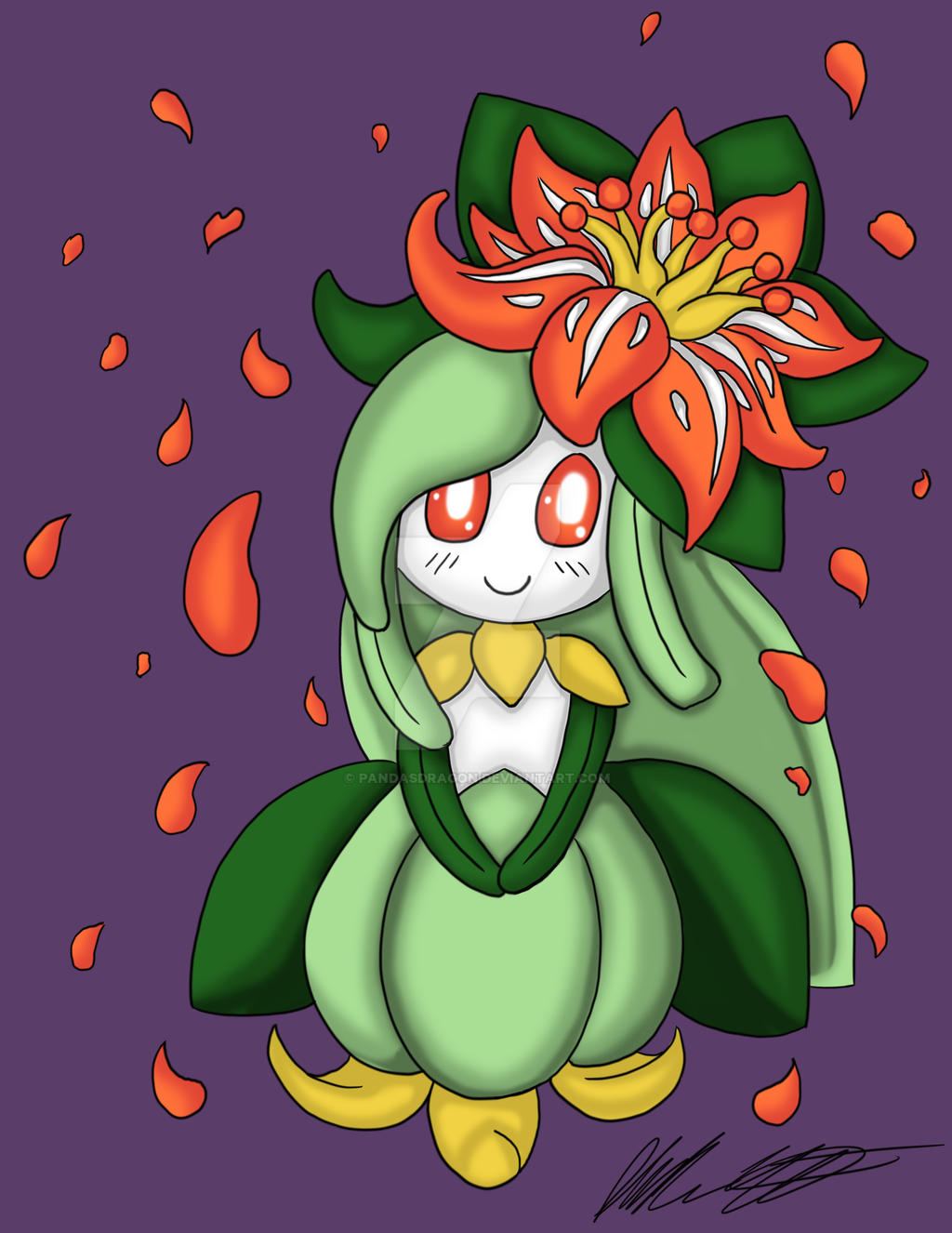 Pokemon Lilligant Fan Art By PandasDragon On DeviantArt pokemon-lilligant-fan-art-by-pandasdragon-on-deviantart