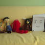 handmade Don't Hug Me I'm Scared dolls