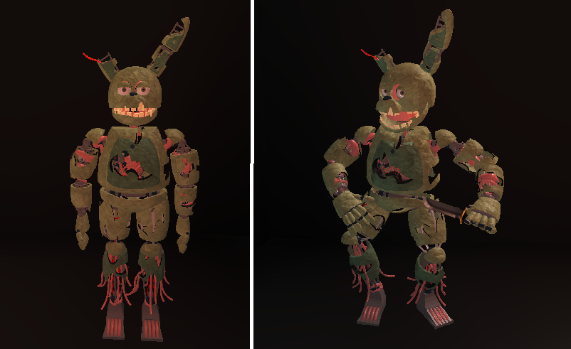 Springtrap V3 Roblox Release By Luascripts On Deviantart - how to spring lock a spring bonnie suit in roblox