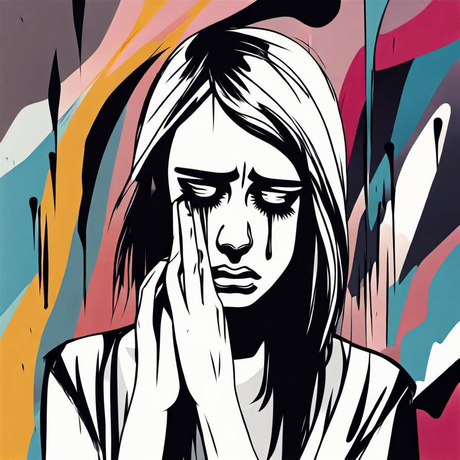 Crying Abstract by sillysaucysocks on DeviantArt