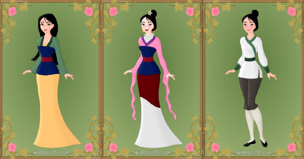 Mulan Rbti Mulan outfits by UberxMoMo on DeviantArt
