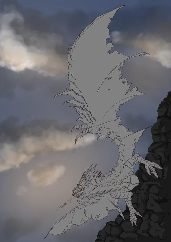 Dragon lines by Sylfeanne on DeviantArt