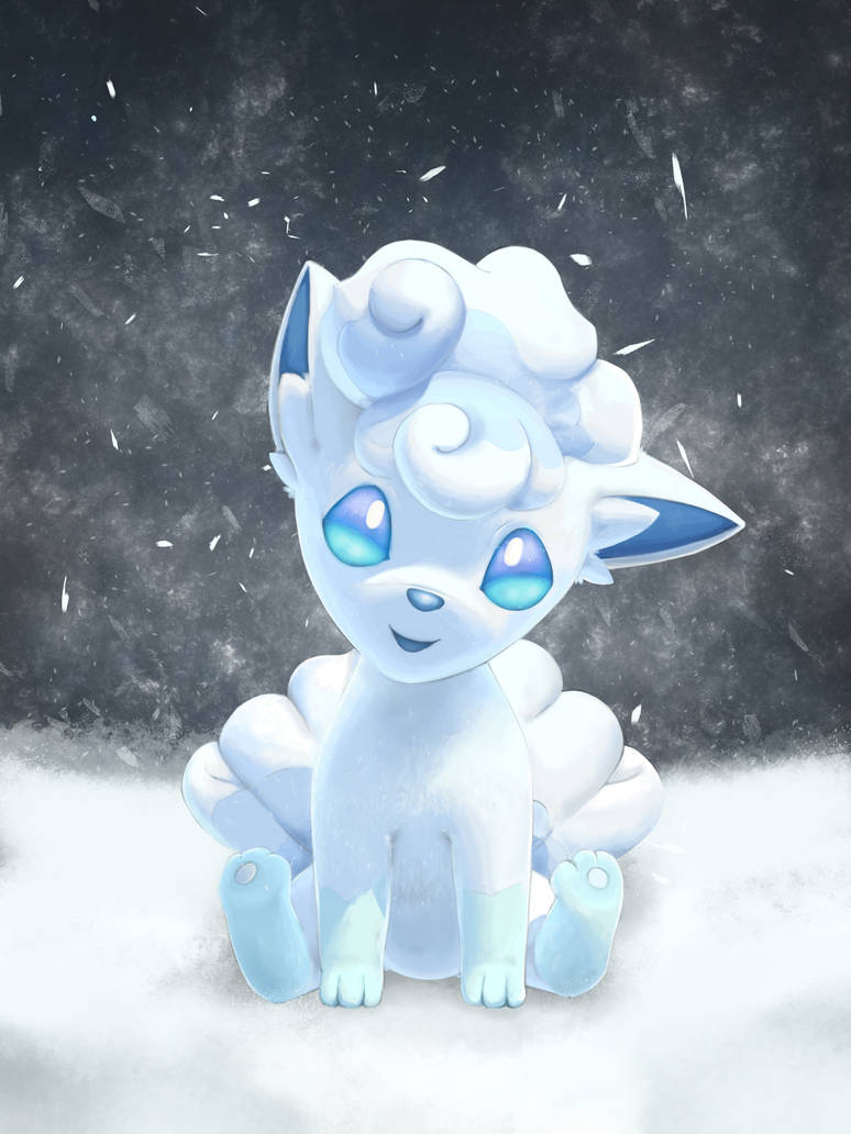 Alola Vulpix by Sylfeanne on DeviantArt