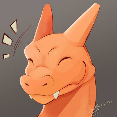 Emote charizard commission