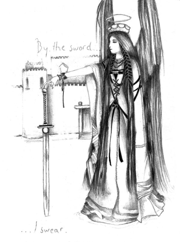 By The Sword by Crimnor on DeviantArt