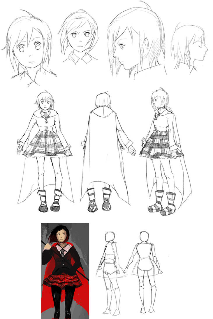 RWBY Ruby Character Sheet By Nomty On DeviantArt