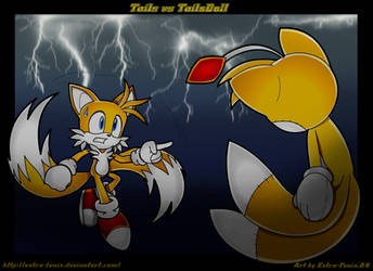 Tails vs TailsDoll by Extra-Fenix