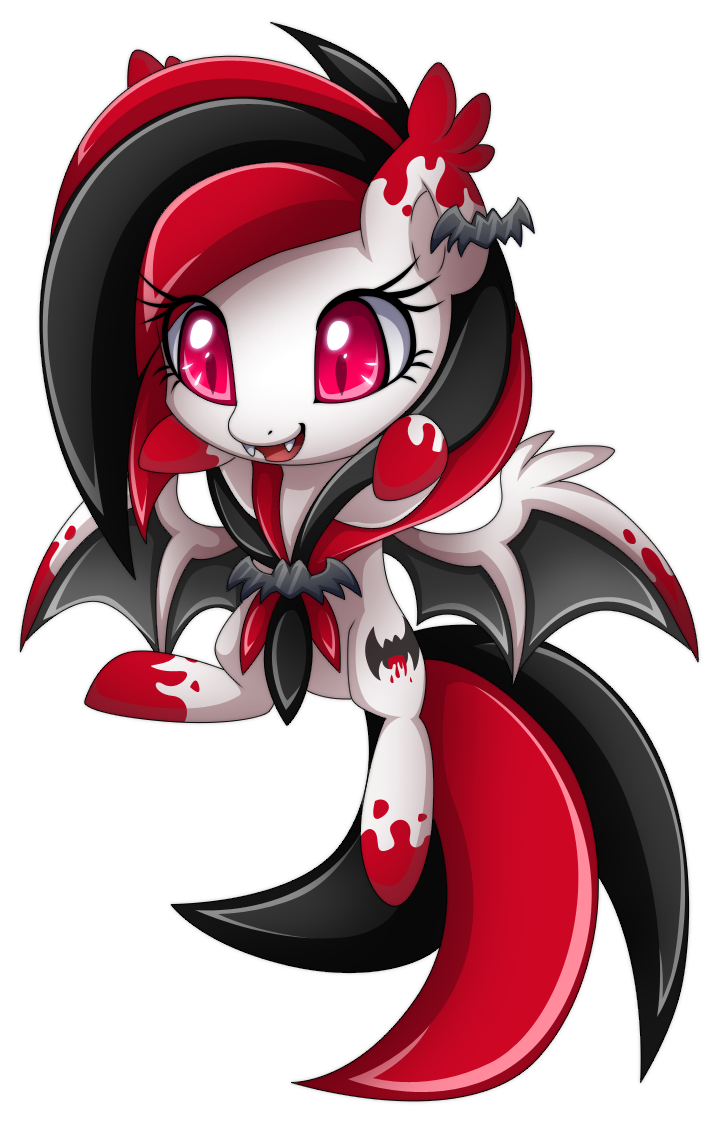 Comm: chibi pony Blood Lust