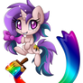 Comm: chibi pony Artsyderp