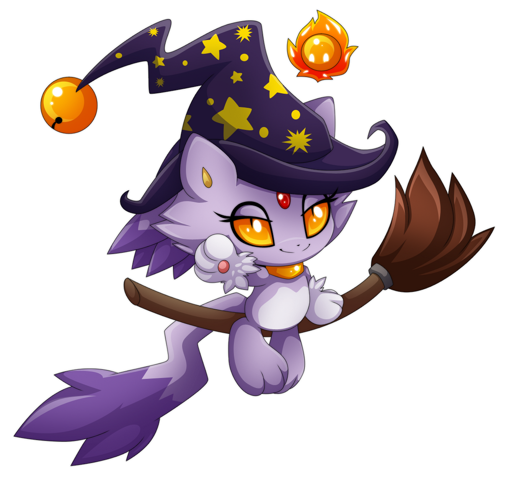 chao Blaze as witch