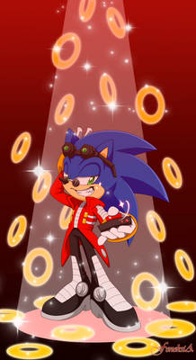 Sonic the hedgehog ( Eggman's outfit)