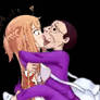 Norimaro kissing asuna