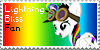 Lightning Bliss Fan Stamp