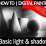 Basic Light and Shadows Tutorial |Digital Painting