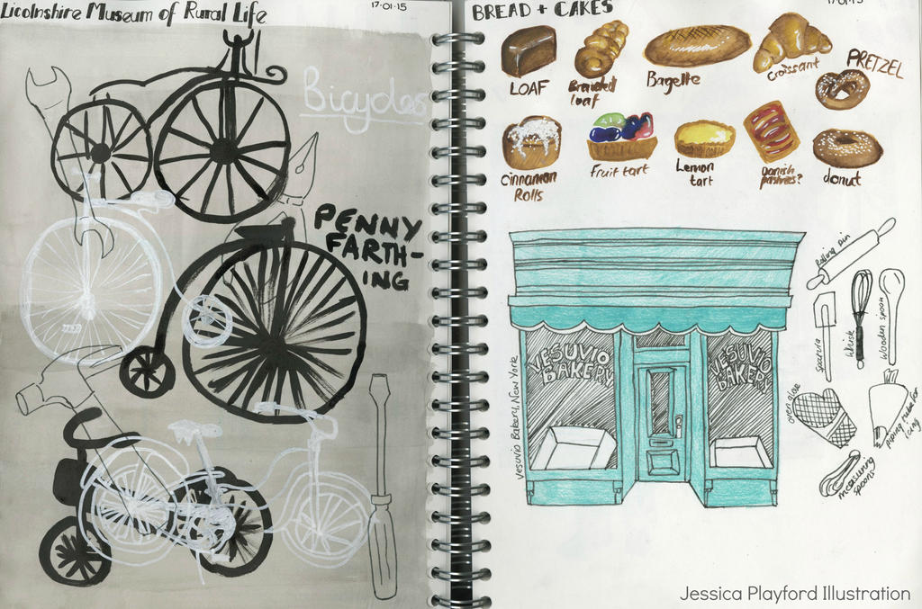 Bicycles and Bakery Observations