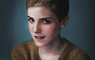 Emma Watson coloured