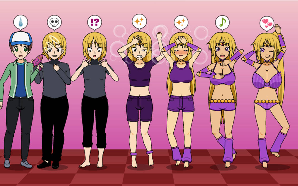 Just Dance 2 Bully To Harem Girl TF TG MC Sequence by Nitro-The-Flygon.